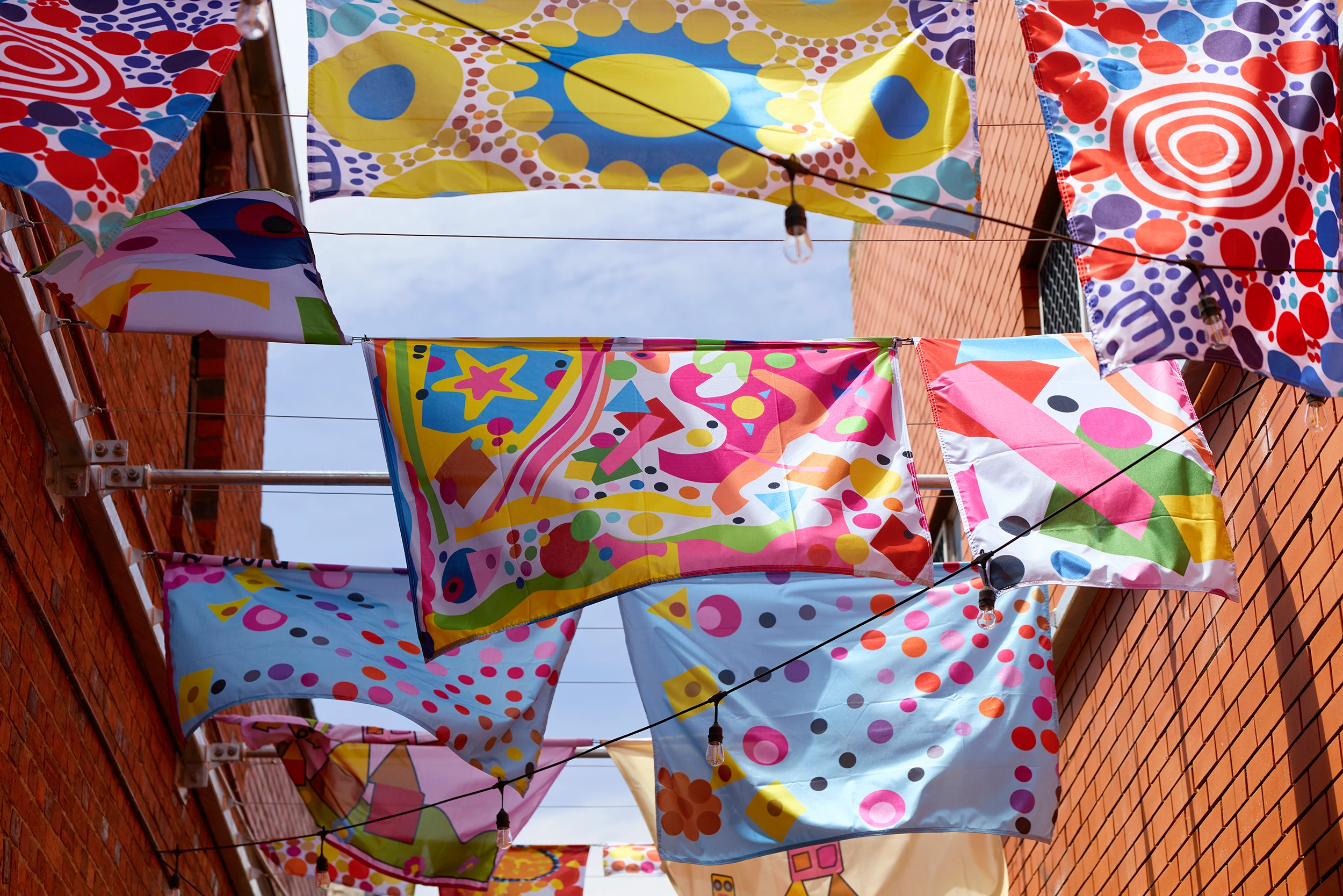 ​​London Artist Morag Myerscough’s Bright, Colourful World Arrives at Sunnyside  